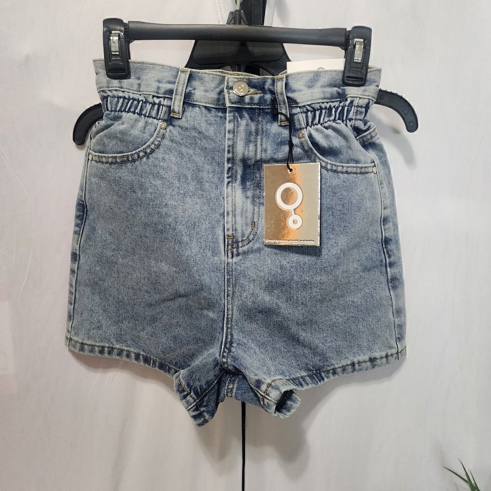 Insane Gene Lily Super High Rise Paper Bag Shorts Size Small NWT Paperbag Waist